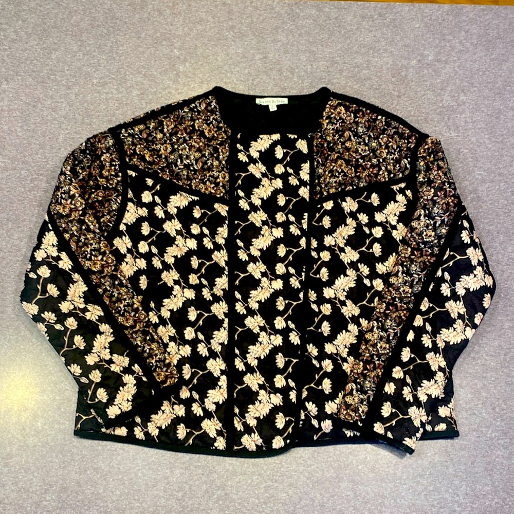 See and Be Seen Floral Jacket NWOT